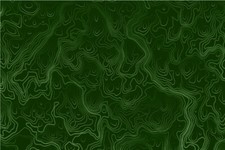 Topographic Map Graphic Green Decal Vinyl Bike Scooter Motorcycle Car Wrap Cart