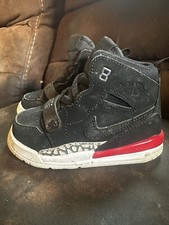 Air Jordan Legacy 312 TD Toddler 5C Black Suede Clean Nike 2019 School Shoes