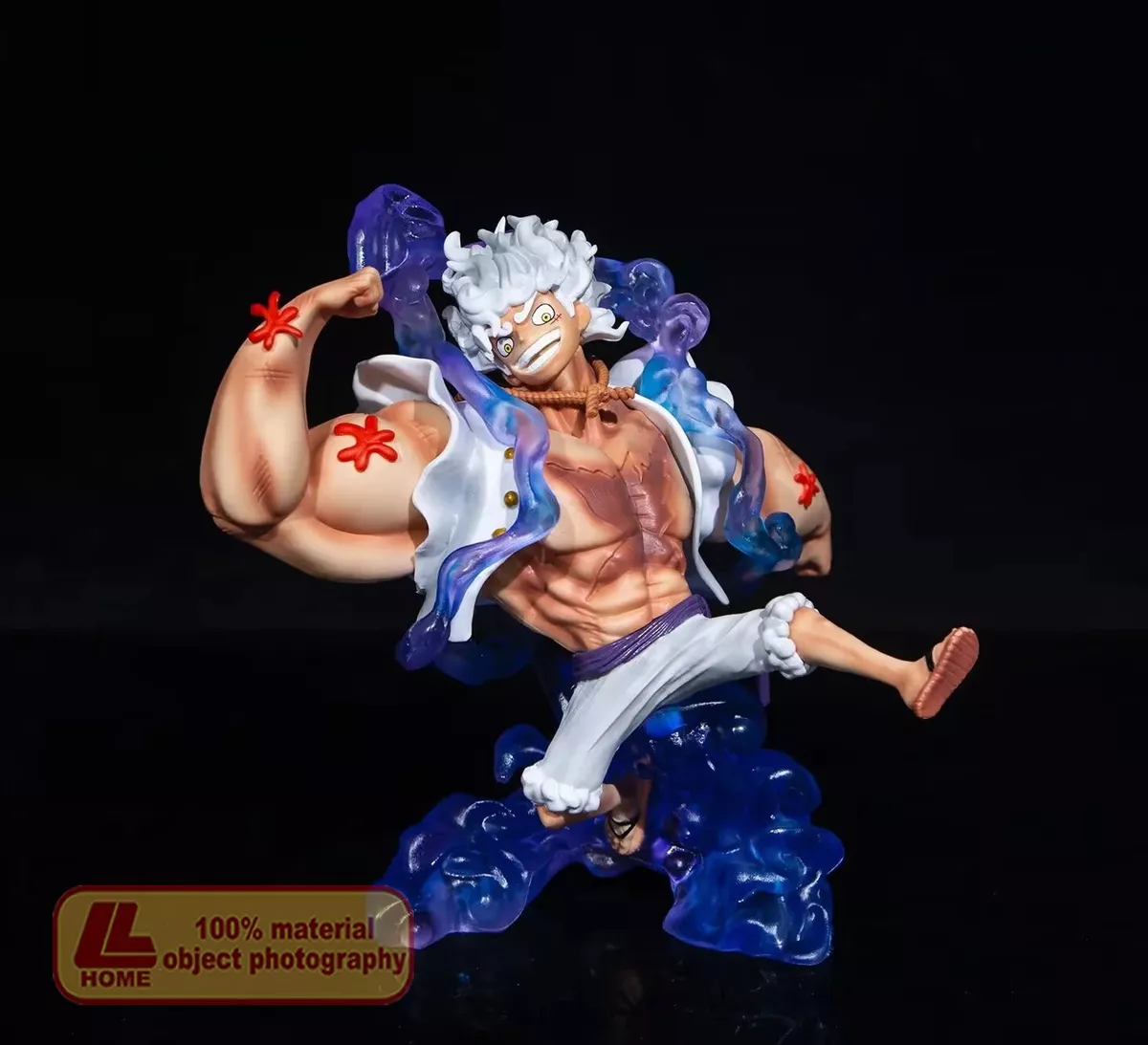 Anime One Piece Figure Luffy Gear 5 Action Figure Sun God Luffy Nika PVC  Model