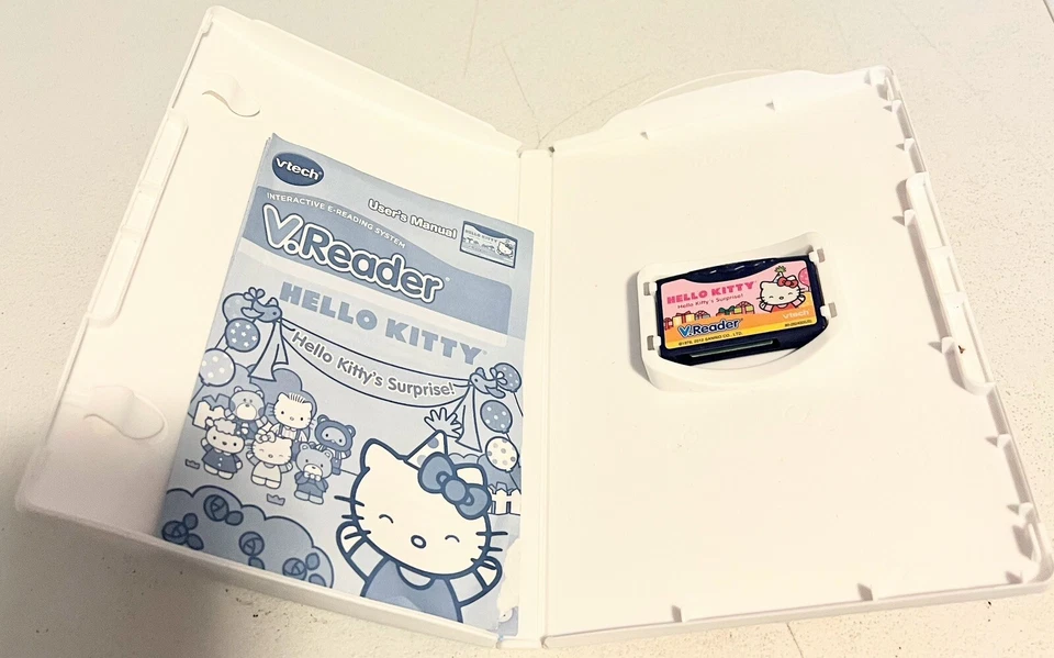 VTech V.Reader Cartridge - Hello Kitty, AGES 3-5 “ Hello Kitty’s Surprise “ - Image 3 of 3