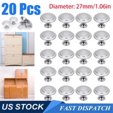 20PCS Cabinet Knobs Drawer Pulls Door Handles Kitchen Hardware Brushed Nickel US