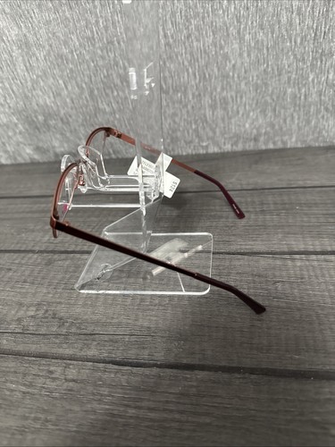 Ti Flex WP TFL2103 Flex Titanium Eyeglasses Frame Shiny Wine 52-16-135 NWT - Picture 2 of 9