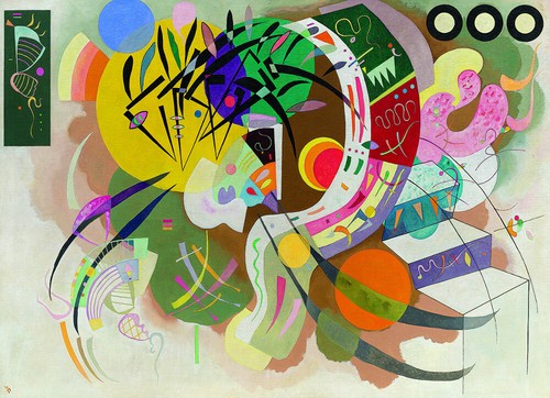 Eurographics Dominante Kurve 1000-teiliges Puzzle von Wassily Kandinsky