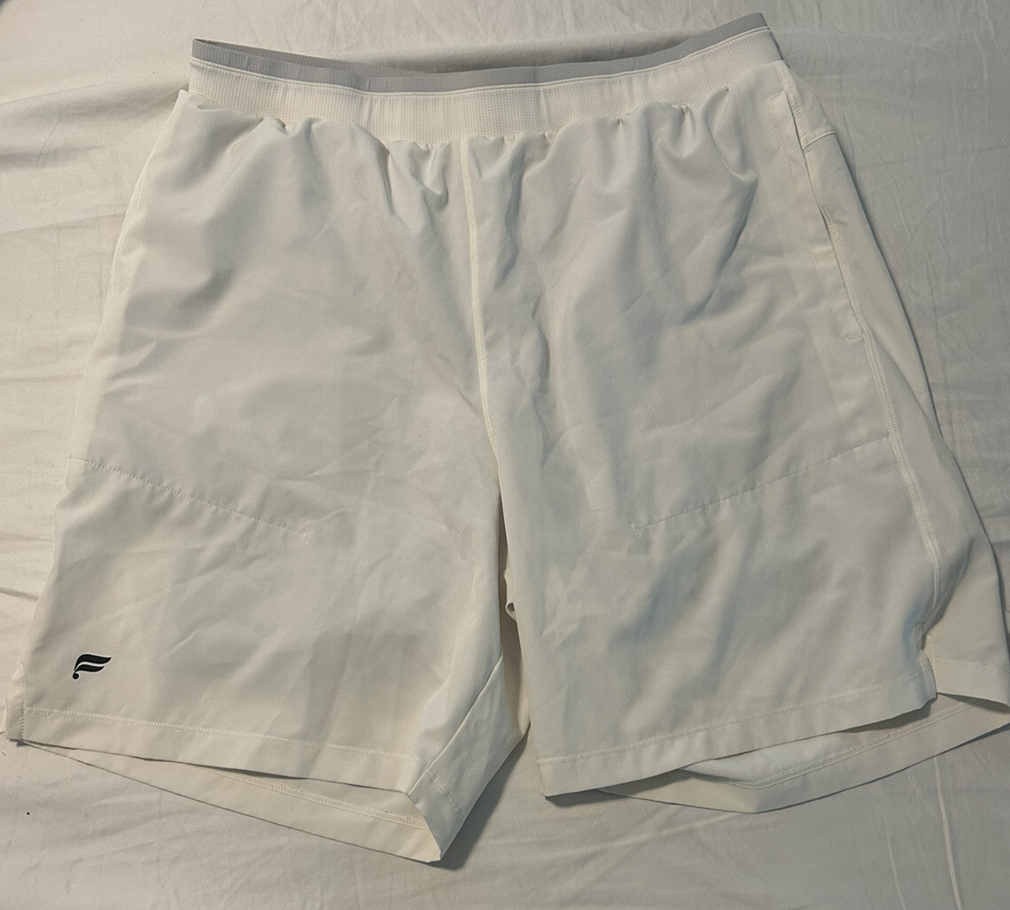 Two Fabletics Mens shorts large lined 7” Inseam eBay