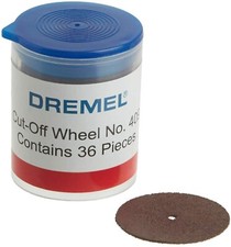 Dremel 409 2615040932 Cut-off Wheel, 23.8 mm diameter 0.6mm (Pack 36) 🇬🇧