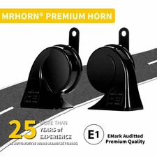 MrHorn 2PC 12v Eletric Horns for Mercedes Benz A B C E S Class GLx Class SL SLC