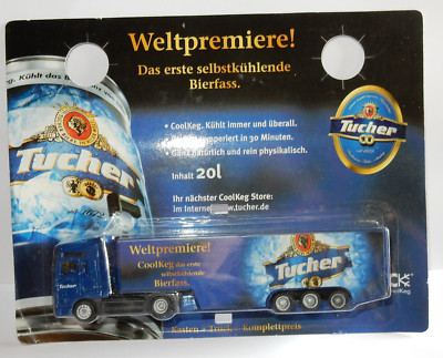 F GRELL HO 1/87 TRUCK SEMI TRAILER TRUCK MAN TGA TUCHER BEER BEER BOX