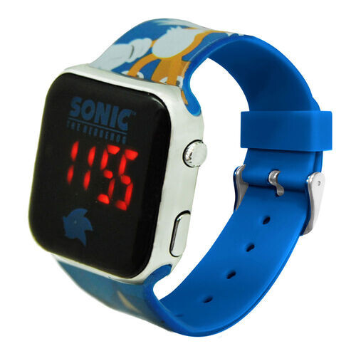 Sonic SNC4055 Montre à Quartz Numérique Pour Garçon Avec Bracelet Silicone Bleu - Ludique Et Interactive