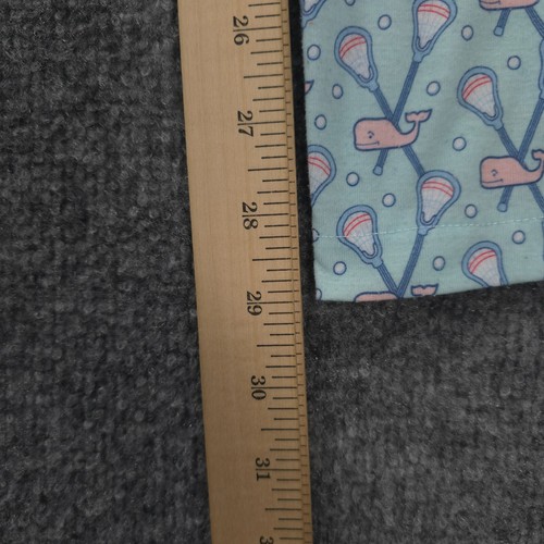Vineyard Vines Pants Girls XL Blue Lacrosse Whale Lounge All Over Print Sleep - Picture 13 of 15