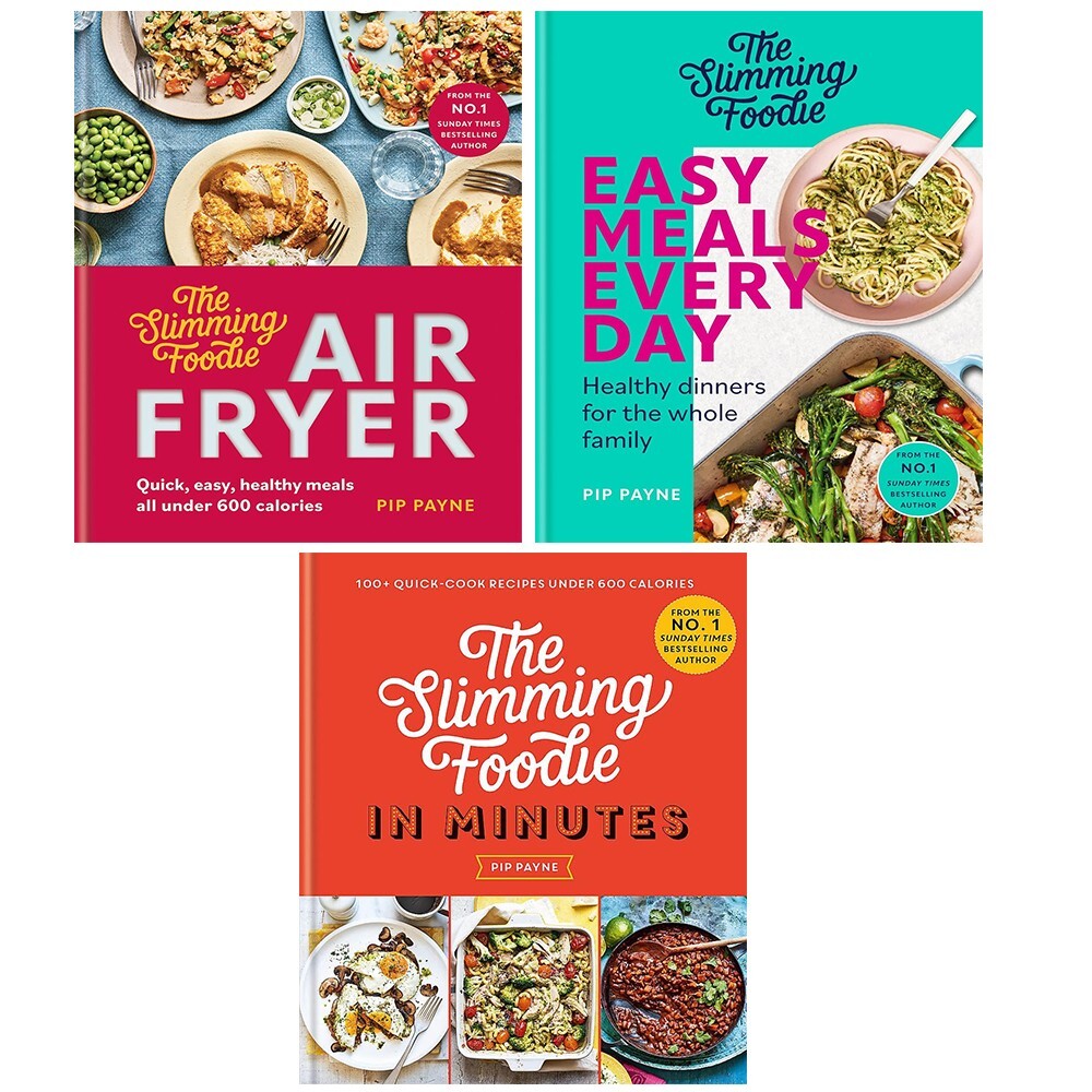 Pip Payne Collection 3 Books Set Slimming Foodie Air Fryer, Easy Meals Every Day