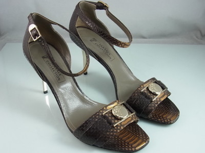 VERSACE COLLECTION DAMEN PUMPS SANDAL GR. 40 UNGETRAGEN 