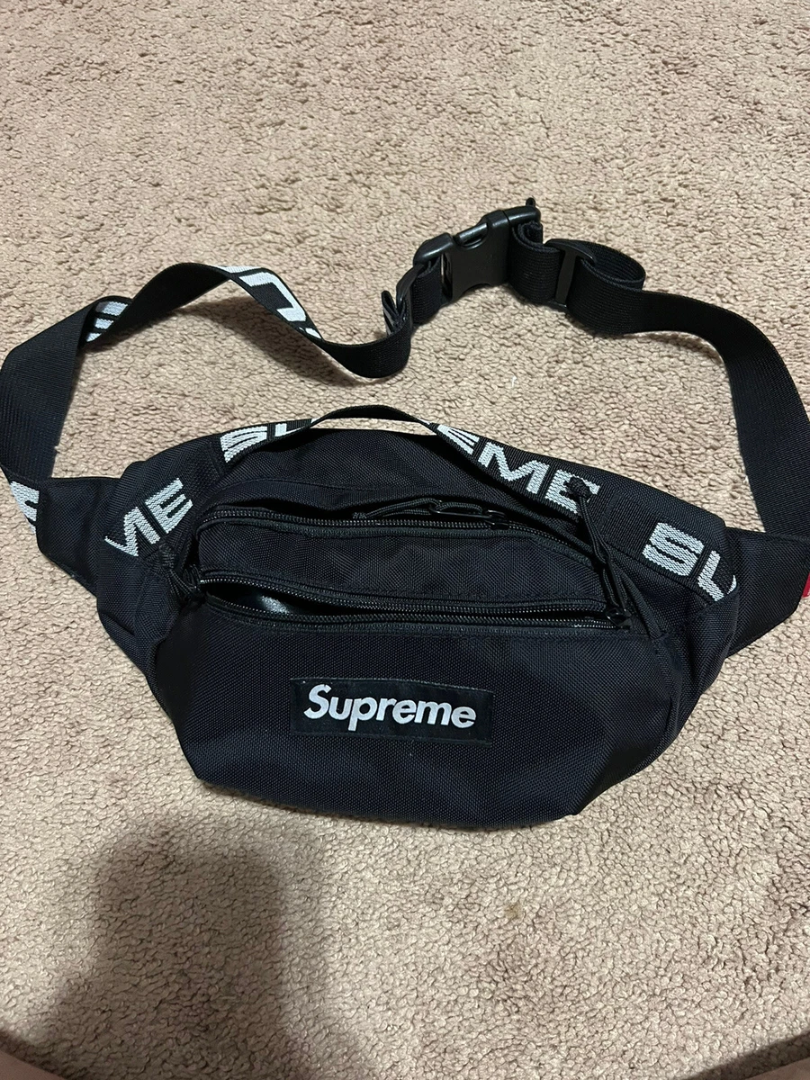 Supreme Waist Bag SS18 Black Fanny Pack. | eBay