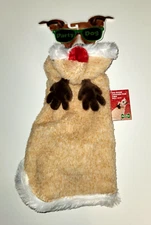 Party Dog Christmas holiday Reindeer Dog Clothing Halloween Costume NWT Medium