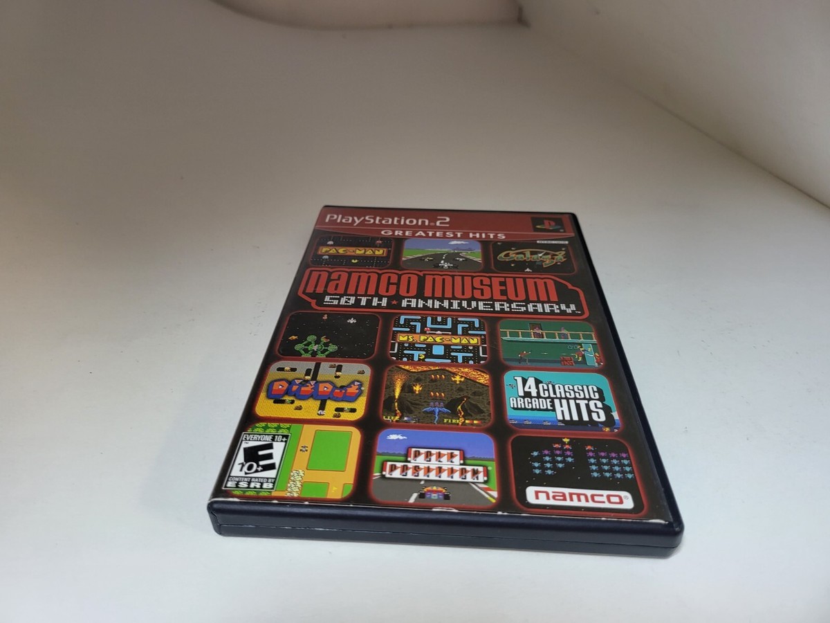 14 Games Namco Museum 50th Anniversary PS2 CIB V/GOOD NTSC MS. MRS