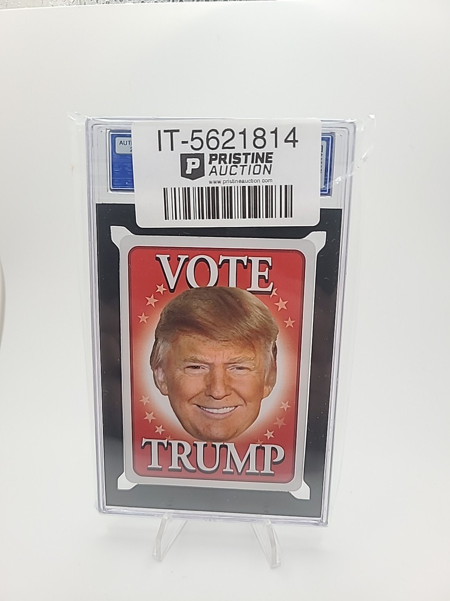 DONALD TRUMP HERO DECKS PRESIDENTIAL Ace Of Hearts ISA 10 GEM MINT