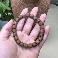 Grade A Natural Agarwood Buddha Men Woman Couple Lucky Gift Bracelet Beads