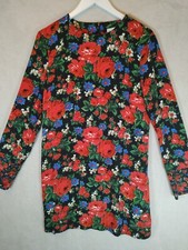 Warehouse Dress Womens Gorgeous Flower Print M 12 Wedding/Party/Evening
