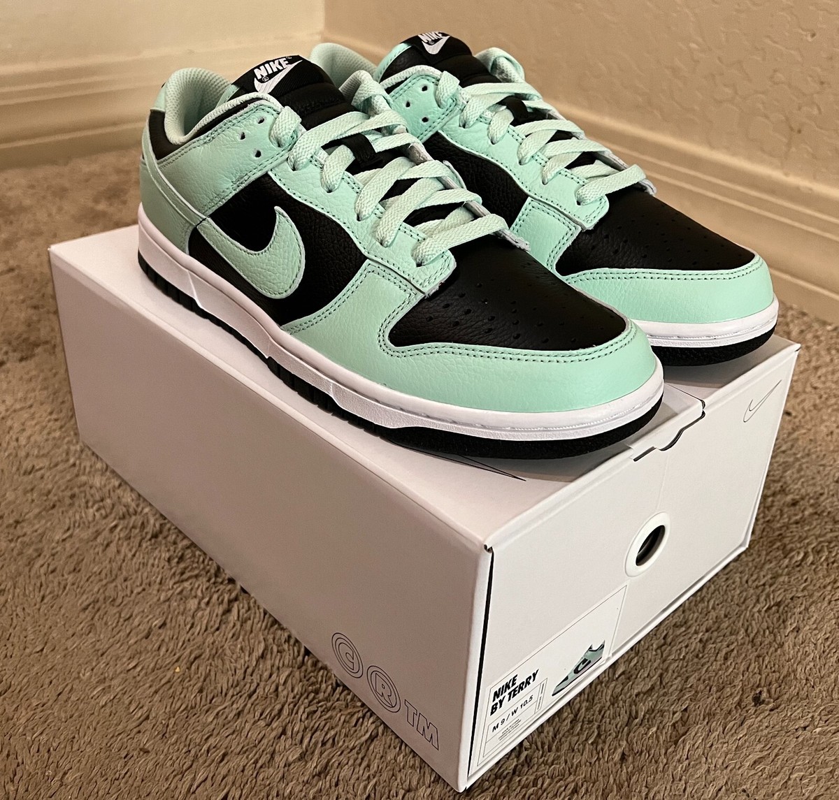 Nike Dunk Low By You Unlocked (US 9 / 27cm) "Reverse Diamond/Tiffany"