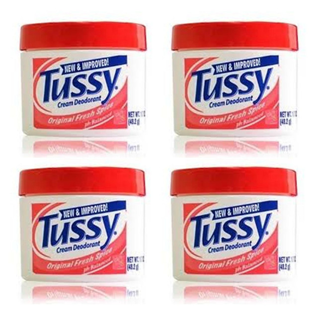 Tussy Cream Deodorant, Original Fresh Spice 1.7 oz (4 Pack) eBay