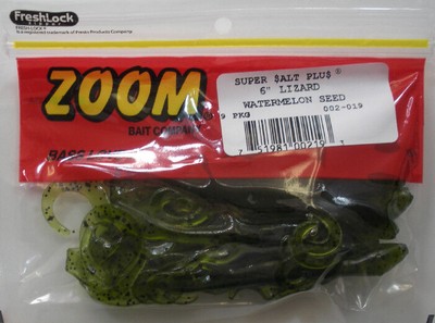 Zoom 002-019 6'' Lizard Watermelon Seed 9CT