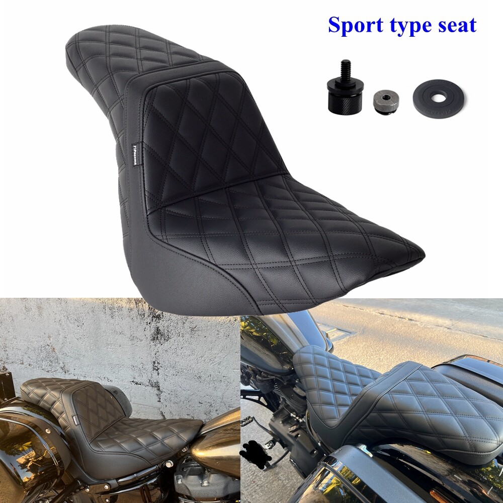 2-Up Passenger Rider Seat Cushion For Harley Softail FXLRS Low Rider S 2020-2024