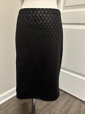 Bobeau Diamond Pattern Pencil Skirt/ Size M/ Made In USA