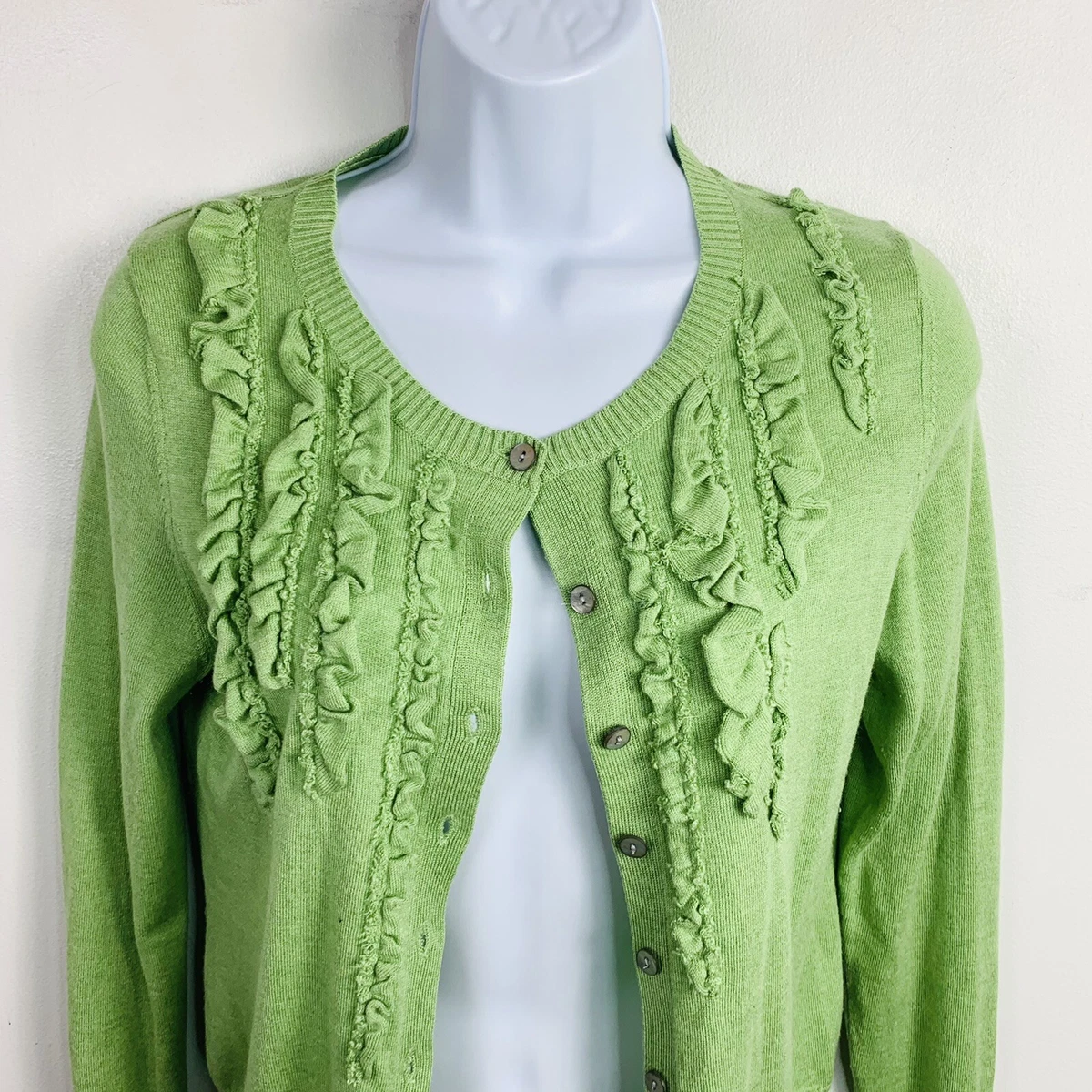 Banana republic green cardigan sale