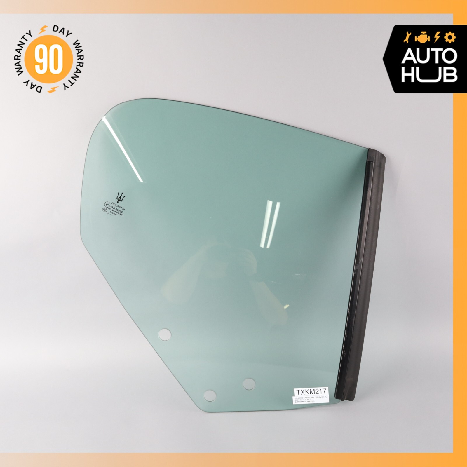 Maserati GranTurismo S M145 Convertible Rear Right Quarter Window Glass OEM 8k
