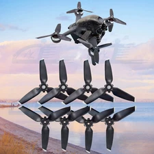4Pairs Propellers Blade For DJI FPV Drone Accessories Quiet Quick Release Silver