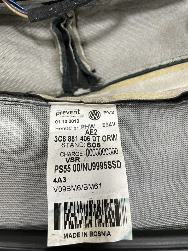 VOLKSWAGEN CC FRONT SEATS COVERS - Image 4 of 4