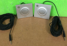 LOT OF 2 CISCO TELEPRESENCE TABLE MICROPHONE 20 TTC5-06 SILVER -TESTED