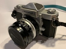 Nikon Nikomat 35mm SLR Film Camera  Nikkor 50mm Lens