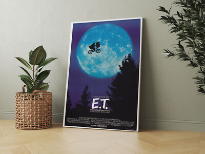 E.T. Das außerirdische Filmposter - Leinwand - gerahmt oder Poster erhältlich