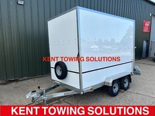 NEW Tickners GT956 9ft x 5ft x 6.5ft Unbraked Twin Axle Box Van Trailer 750kg