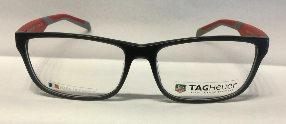Tag Heuer Reflex TH553 O 004 Black/Red Eyeglasses - Image 2 of 4