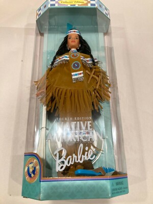 1997 NATIVE AMERICAN BARBIE NRFB BY MATTEL 4th COLLECTORS EDITION