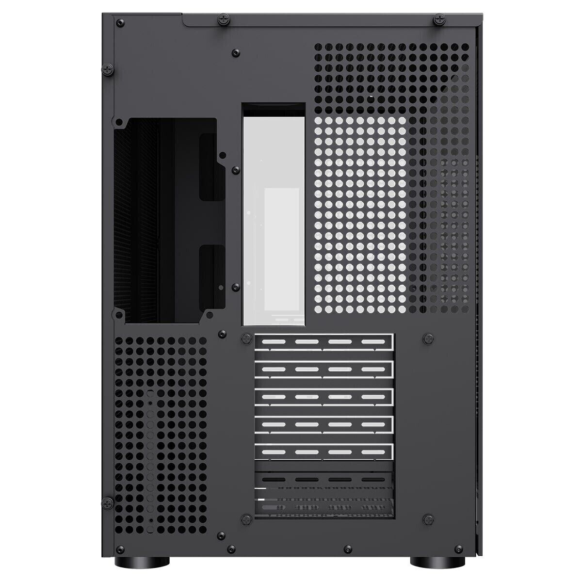 Gamemax Revolt Black USB3.0 Tempered Glass ATX Mid Tower Gaming Computer  Case w/Tempered Glass Panel and 4 x ARGB Dual Ring LED Fan (Pre-Installed)  