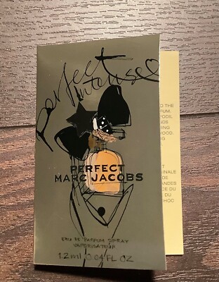 NEW MARC JACOBS PERFECT  Intense Eau de Parfum  Vial Spray .04 oz  1.2ml Card