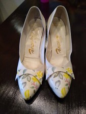 Vintage Custom Made Hand Lasted Size 8 Stiletto Pumps