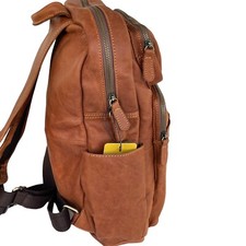 Delia" Hochwertige Vintage Damen Rucksackhandtasche
