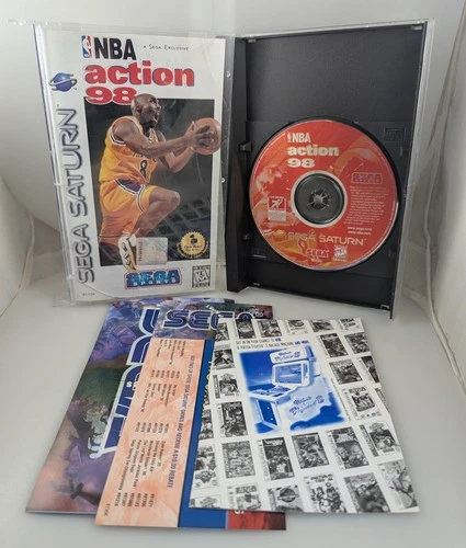 Sega Saturn - NBA Action 98 - Complete CIB w/ Inserts
