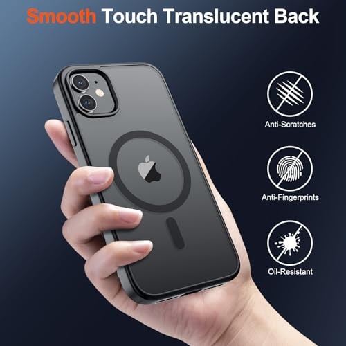 SUPFINE Magnetic Case For IPhone 15 Slim, Translucent Matte With 10ft Drop Protection (MagSafe Compatible) SUPFINE Magnetic Case For IPhone 15 Slim, Translucent Matte With 10ft Drop Protection (MagSafe Compatible)