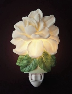 Gardenia Flower Night Light New In Box Rare Retired By Ibis And Orchid Design