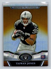 2011 Topps Platinum Taiwan Jones #111 Gold Refractor #47/50 Rookie Card. rookie card picture