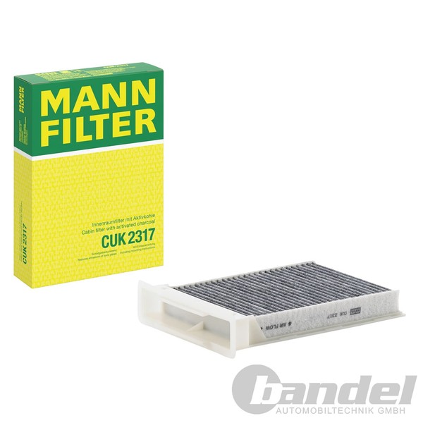 Mann Innenraumfilter Aktivkohlefilter Passend FüR CitroËN C1 Peugeot 107 Toyota-image