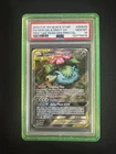 2019 POKEMON SM BLACK STAR PROMO #SM229 FULL ART/VENUSAUR & SNIVY GX PSA 10