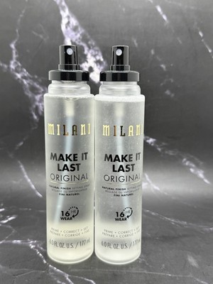 Set Of 2 Milani Make It Last Original Natural Finish Setting Spray - 6 oz  Each