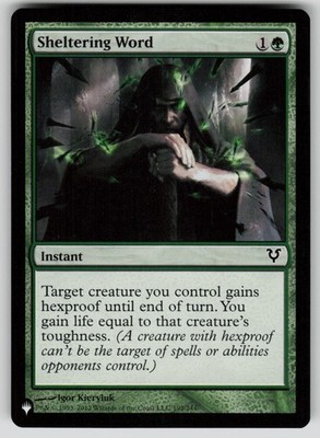 Sheltering Word Common The List Reprints 192/244 MTG Near Mint 2020