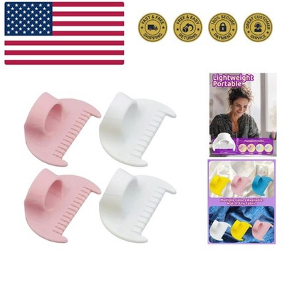 4 PCS Sewing Tool Set - Edge Stitch Lock and Sewing Gauge, Blanket Stitch Gui...