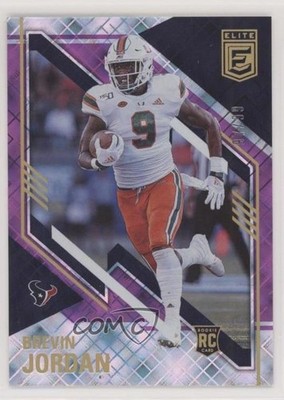 2021 Panini Donruss Elite Rookies Purple 97/99 Brevin Jordan #119 Rookie RC 0a98